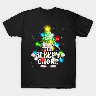 The Sleepy Gnome Christmas Matching Family Shirt T-Shirt